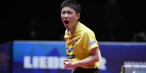 張本智和が自己最高10位に、樊振東が首位独走｜卓球男子世界ランキング(5月発表)