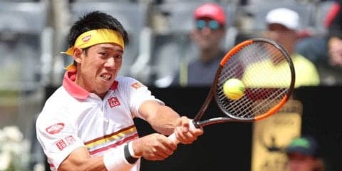 【5月14日ローマまとめ】錦織圭、大坂なおみがともに1回戦を突破。ジョコビッチ、ゴファンらも2回戦へ