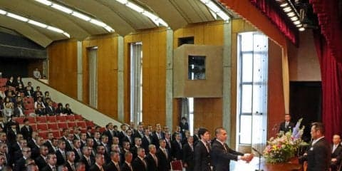 日本競輪学校／入学式（第115回生徒・第116回生徒）