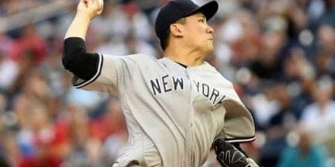 【MLB】田中将大、3試合連続白星なし　5回4安打3失点も、同点のまま降板