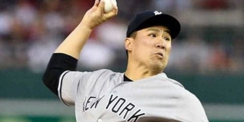 【MLB】田中将大、5回3失点で5勝目ならず　72球降板に指揮官「天候も心配だった」