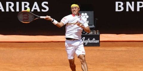 【速報予定】錦織が世界4位のディミトロフと対戦。復帰後3度目のトップ10からの勝利なるか[男子テニスATPワールドツアー マスターズ1000 ローマ]