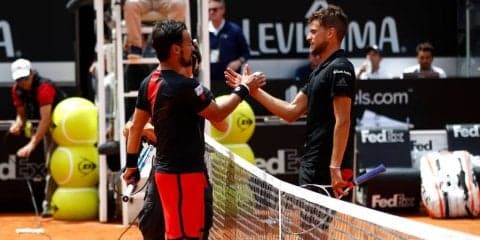 地元のフォニーニがティームと白熱の接戦で白星[男子テニスATPワールドツアー マスターズ1000 ローマ]