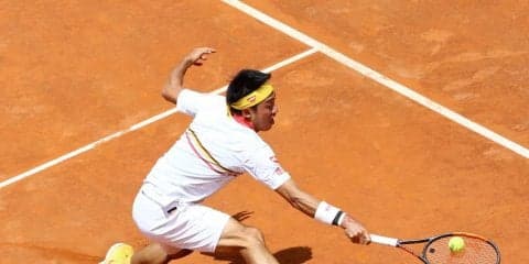 【速報】錦織、3回戦第1セットを6-1で先取[男子テニスATPワールドツアー マスターズ1000 ローマ]