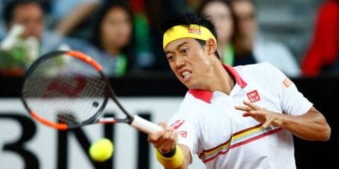 ベスト8進出の錦織「やりたいようなプレーができた」[男子テニスATPワールドツアー マスターズ1000 ローマ]