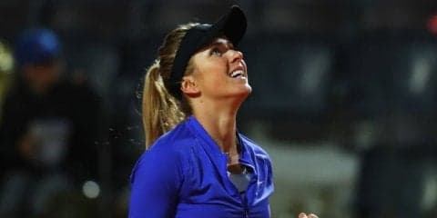 スビトリーナはカサキナに1セットダウンから逆転の勝利[BNL イタリア国際]