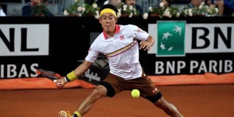 【速報】錦織、第2セットはジョコビッチに奪われ、決着は第3セットへ[男子テニスATPワールドツアー マスターズ1000 ローマ]