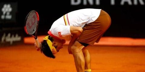 錦織は奮闘するもジョコビッチに12連敗でベスト4ならず[男子テニスATPワールドツアー マスターズ1000 ローマ]