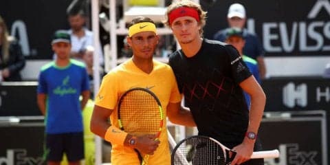 【速報】ナダル、ズベレフから第1セットを6-1で先取。8度目の優勝なるか[男子テニスATPワールドツアー マスターズ1000 ローマ]