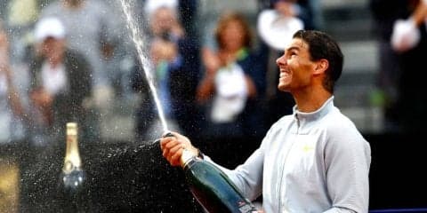 降雨中断が味方したのはナダル。5ゲーム連取で5年ぶり8度目の優勝[男子テニスATPワールドツアー マスターズ1000 ローマ]