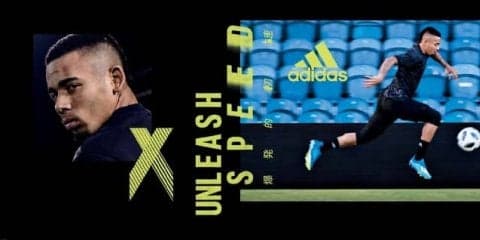 アディダスフットボール、スピードプレーヤー向けのスパイク「X18」発売