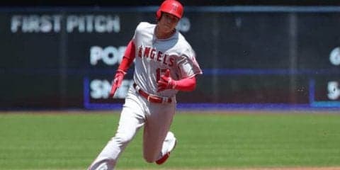 【MLB】大谷翔平、2試合連続で安打　第2打席で左中間破る二塁打