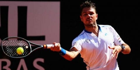 元世界3位のワウリンカが3大会ぶりの勝利で準々決勝に進出[バンク・エリック・ストゥルザ・ジュネーヴ・オープン]