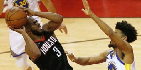 接戦をモノにしたロケッツ、王者ウォリアーズを撃破してのファイナル進出に王手