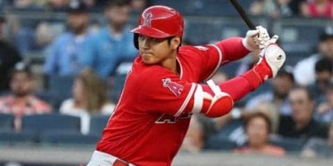 【MLB】大谷「5番・DH」セベリーノと再戦　見逃し三振後の第2打席は四球で出塁