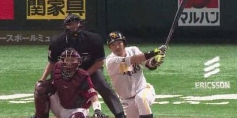 ソフトバンク松田、6年連続2桁本塁打　同点の4回に10号勝ち越しソロ