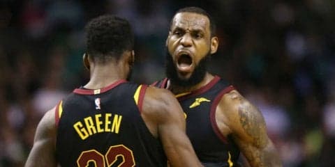 レブロンがフル出場のキャバリアーズ、セルティックスをディフェンスで封じ4年連続のNBAファイナルへ