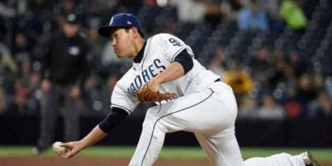 【MLB】牧田和久、1死も取れず2安打1失点降板　味方の後逸でランニング本塁打を許す