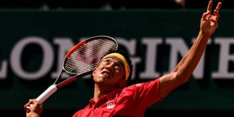 【速報】錦織 2回戦第1セットを先取。難敵の対ペール戦[全仏オープン]