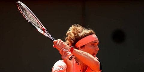 【速報】ズベレフ、第2セットを奪い返しイーブンに[全仏オープン]