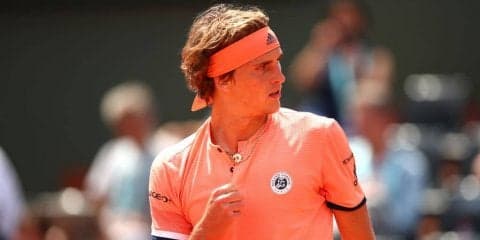 【速報】ズベレフ、約3時間半のフルセットを制し3回戦進出[全仏オープン]