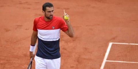 【速報】チリッチ、2回戦第1セットを6-2で先取[全仏オープン]