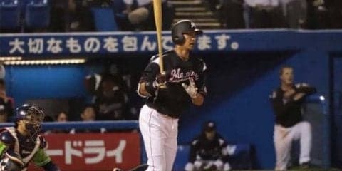 ロッテ、福浦が9回に好機広げる右前打！　「監督が使ってくれるので」