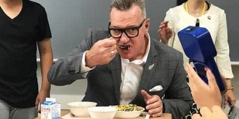  オールブラックスが千葉・柏にやって来る。事前キャンプ地決定報告会開催。 