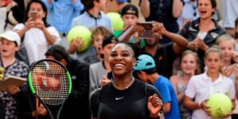 セレナは第11シード・ゲルゲスを余裕を残し撃破、4回戦の相手はシャラポワに[全仏オープン]