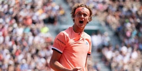 【速報】ズベレフ 第4セットを取りイーブン。3戦連続での最終セット突入[全仏オープン]