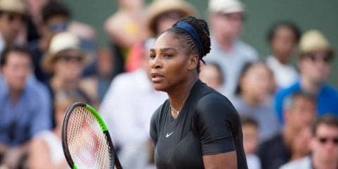 セレナがシャラポワ戦を前に棄権「サーブができない」[全仏オープン]