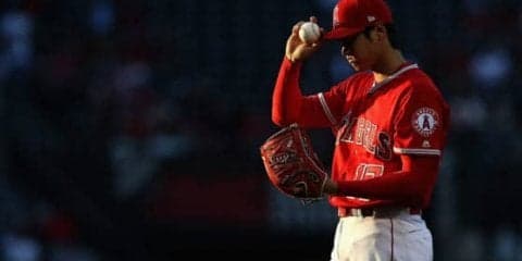 【MLB】5勝目目指す大谷翔平、3回に通算60K到達　3者凡退で無失点のまま