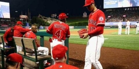 【MLB】大谷、中指マメの影響で…女房役が降板時の様子明かす「少しイラついていた」