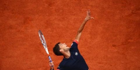 【速報】ティームが第1セットを先取。ノーシードのチェッキナートとの準決勝[全仏オープン]