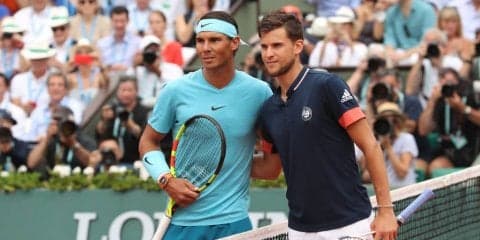 【速報】ナダル、ティームとの決勝第1セットを6-4で先取[全仏オープン]