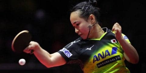 ＜卓球・女子世界ランク＞日本トップ3は石川、伊藤、平野で変わらず 中国の王曼イクが初のトップ3入り！