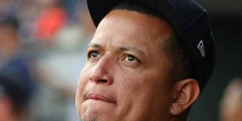 【MLB】2012年3冠王のカブレラ、空振りで左上腕二頭筋の腱断裂　手術で今季絶望に