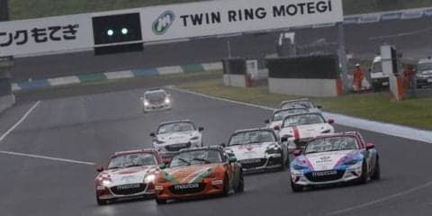 【MX-5カップジャパン 第2戦】雨中のもてぎ、堤優威が開幕2連勝