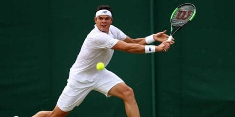 元世界3位ラオニッチ、芝シーズン初戦で世界78位バシッチに勝利[メルセデス・カップ]