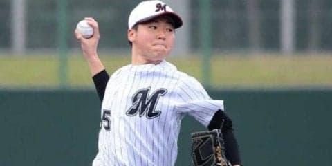 ロッテ新人・渡邉が5回無失点の好投　初勝利ならずも「0で抑えられてよかった」