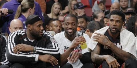 ユドニス・ハズレムがファイナル前にマイアミでレブロン、ウェイドと『三者会談』