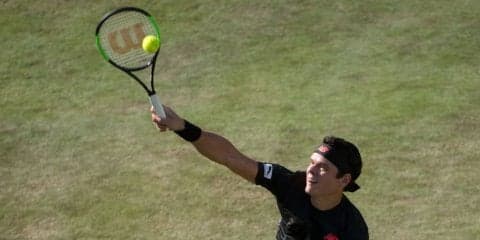 元世界3位ラオニッチ、芝2回戦で圧勝し準々決勝進出[メルセデス・カップ]