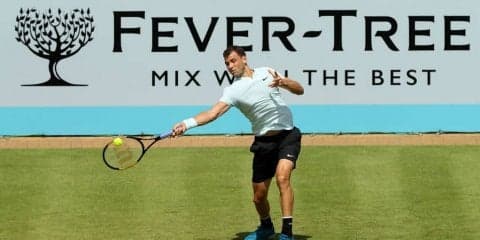 ディミトロフがジュムホールに3セットで勝ち切り2回戦へ[男子テニスATPワールドツアー500 ロンドン]