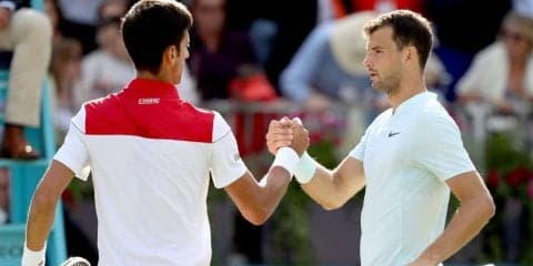 ディミトロフはジョコビッチにストレート黒星で2回戦敗退[男子テニスATPワールドツアー500 ロンドン]