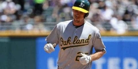アスレチックスが12年ぶりMLBタイ記録　遠征24戦連続でホームラン放つ