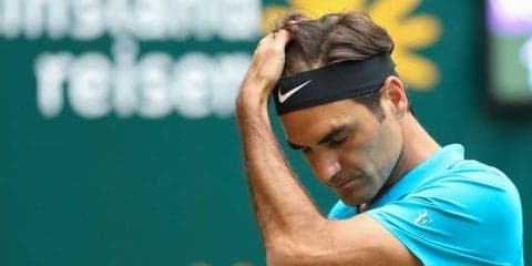 \"芝の帝王\"フェデラー決勝で敗れる。芝コートでの連勝記録は20でストップ[男子テニスATPワールドツアー500 ハレ]