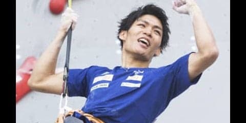 五輪種目のクライミング複合。ポイント数が３種目の「掛け算」なわけ