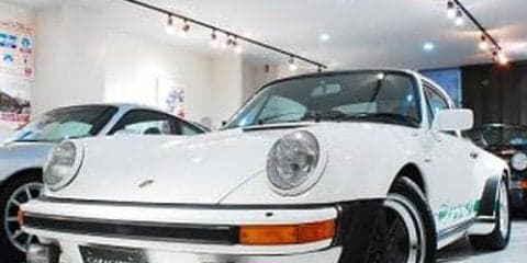 ポルシェ 930ターボEV仕様、新東名 NEOPASA清水に期間限定で展示　7月1日-8月31日