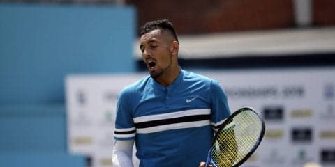 試合中に非紳士的行為をしたキリオスに罰金[男子テニスATPワールドツアー500 ロンドン]