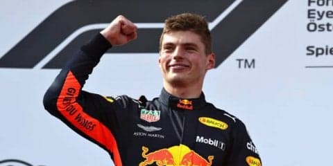【F1 オーストリアGP】フェルスタッペンが今季初優勝、ベッテルがランキングトップに浮上